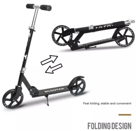 Scooter Plegable Metalico 200mm Color Ne